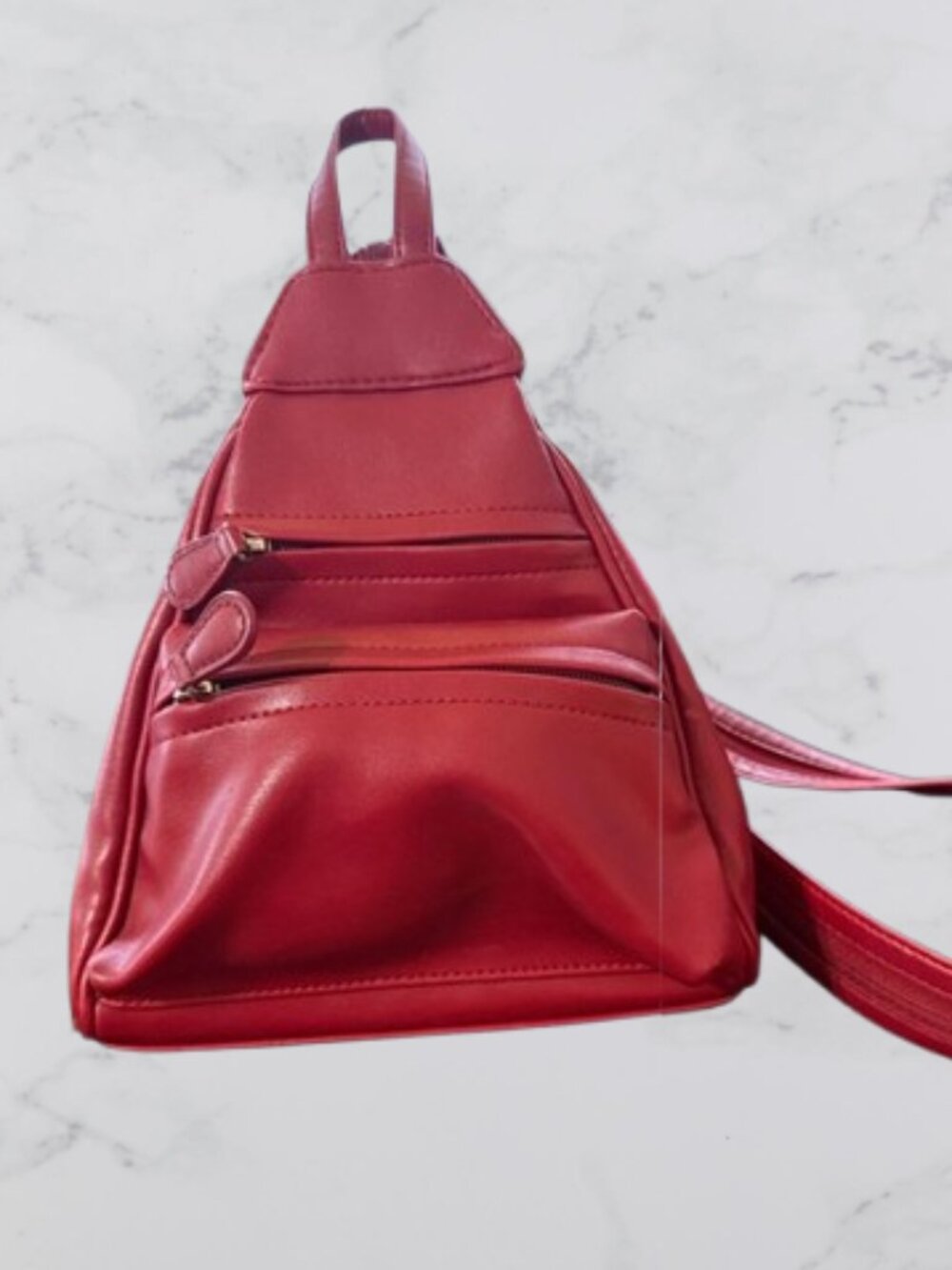 Villager Red Women’s Mini Sling Backpack NWOT
